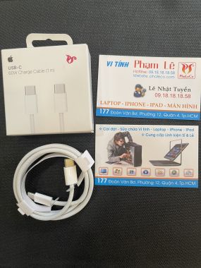 Cáp Type-C to Type-C sạc nhanh 60W iPhone 15 - zin new