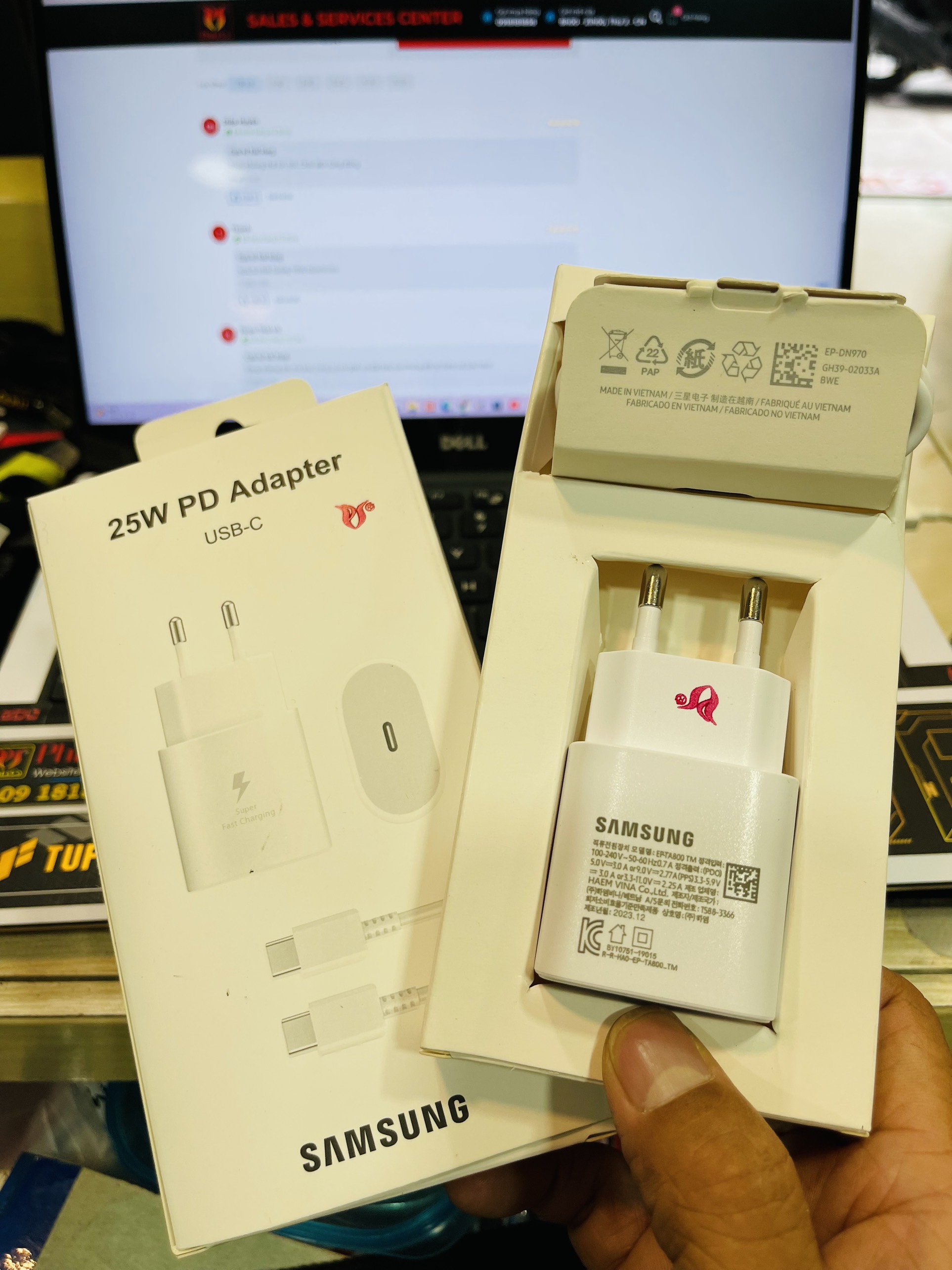 Bộ sạc nhanh Samsung Type C 25W