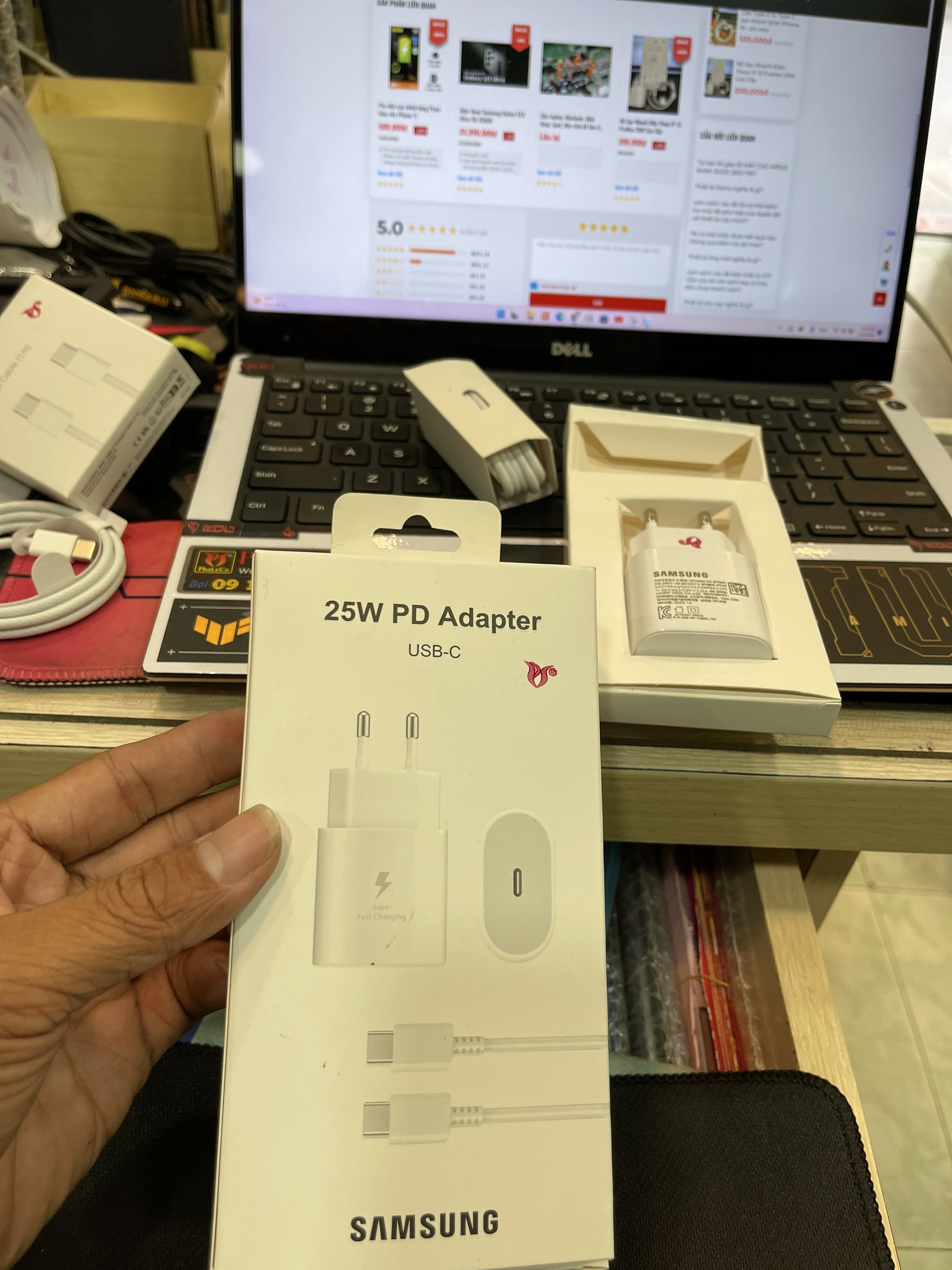 Bộ sạc nhanh Samsung Type C 25W